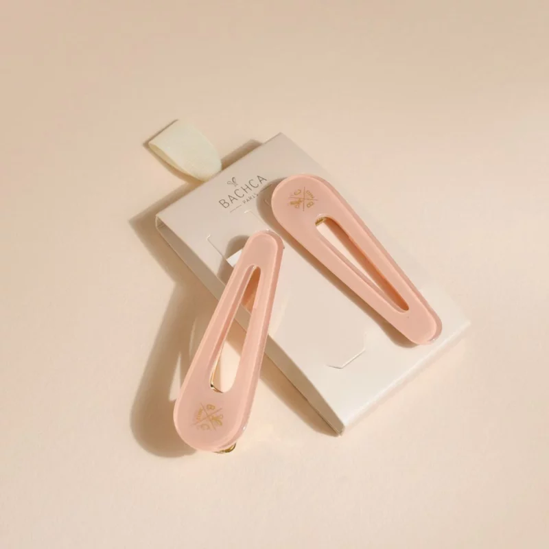 Bachca - Barrettes Rose dragée – Image 2
